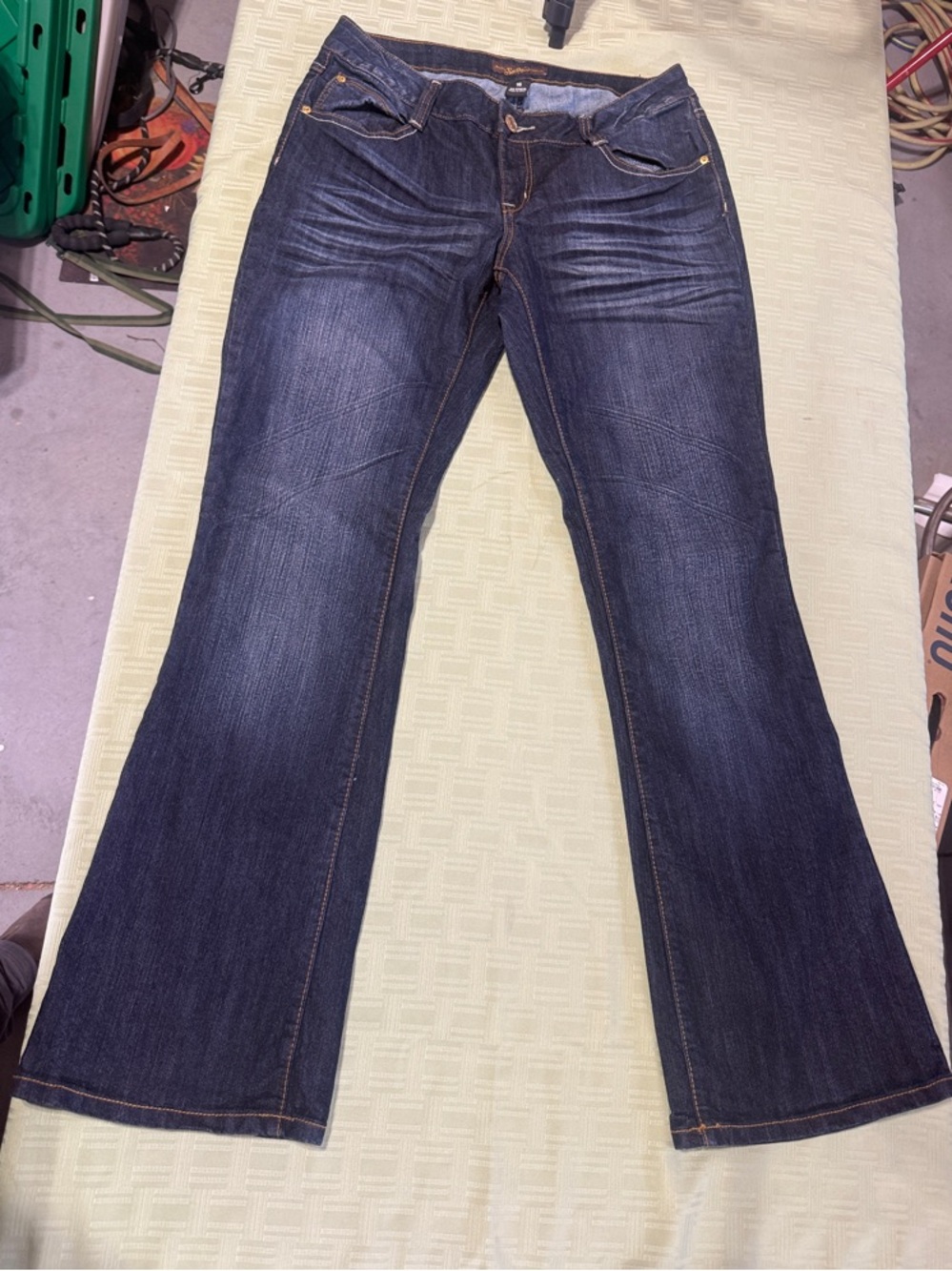 South Pole Women's Dark Blue Flare Jeans